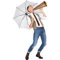 AC-Stockschirm 1162 mit Holzgriff