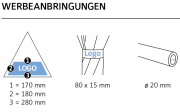 AC-Stockschirm 1245 Fiberglas