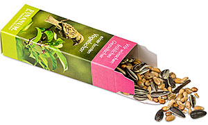 Vogelfutter Box als Werbeartikel Vogelfutter Box als Werbeartikel