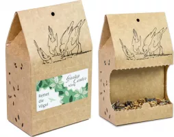 Vogelfutter To-Go als Werbegeschenk