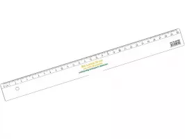 30 cm-Lineal aus Bio-Granulat 