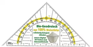 Geo-Dreieck aus BIO-Granulat