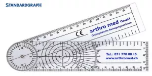 Winkelmesser mit 2 Schenkel