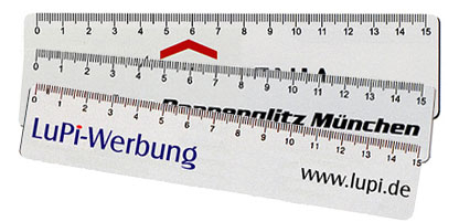 Preiswerte Kurzlineale 15 cm