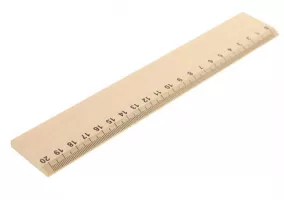 20cm Holzlineal aus Buchenholz