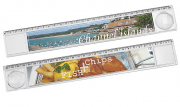 Lineal mit integrierter Lupe