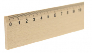 20cm Holzlineal aus Buchenholz