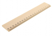 20cm Holzlineal aus Buchenholz