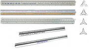 Aluminium Dreikantlineale