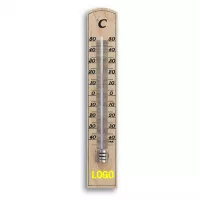 Analoges Innenthermometer aus Buche 121004