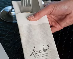 Bestecktaschen aus Servietten
