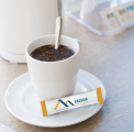 Kaffee-Stick mit Logo