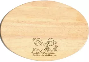 Ovale Frühstücksbrettchen