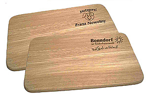 Holzbrettchen aus Hartholz