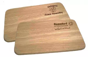 Holzbrettchen aus Hartholz