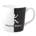 Gravur - mit Druck - mit Spritzung