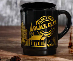 Glühweintasse BLACK GLAM aus Glas