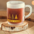 Glastasse gefrostet