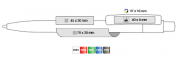 Recycling Pen PETRO TRANSPARENT 10087