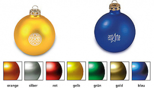 Christbaumkugeln aus Glas