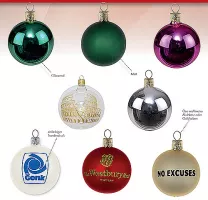 Christbaumkugeln aus Glas