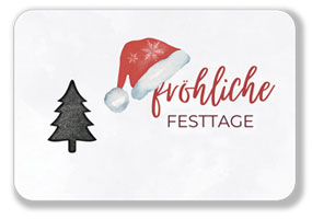 Weihnachtskarte mit Samentütchen - B6 Weihnachtskarte mit Samentütchen - B6