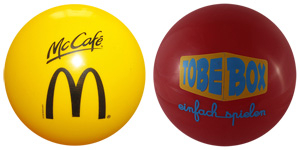 Werbeball aus Vinyl Ø 160 mm