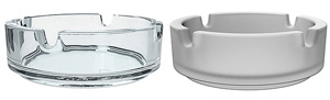 Glas-Aschenbecher rund Glas-Aschenbecher rund