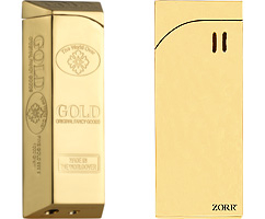 ZORR Metallfeuerzeug GOLDBARREN Piezo