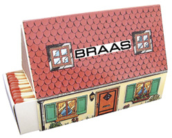 Zündholzgroßschachtel HAUS B
