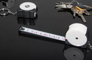 Bandmaß KEYTAPE als Schlüsselanhänger