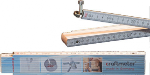 Buchenholz Zollstock G8 mit und ohne Magnet