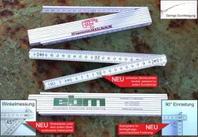Buchenholz Zollstock G8 mit und ohne Magnet