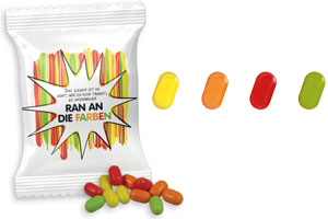 Bunte Fruchtdragees