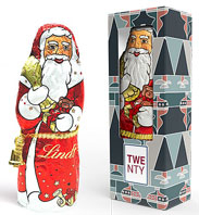 Lindt Schoko Nikolaus in Werbekartonage