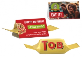 Toblerone Mini im Werbedreieck