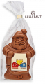 Schoko Weihnachtsmann mit Schokoschild
