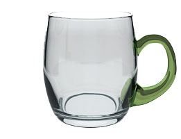 Weinseidel mit grünem Henkel