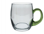 Weinseidel mit grünem Henkel