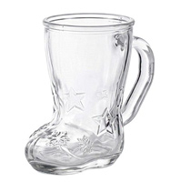 Glühweinstiefel - Glühwein Glasstiefel 0,25 l