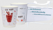 Winter Trinkbecher Karton